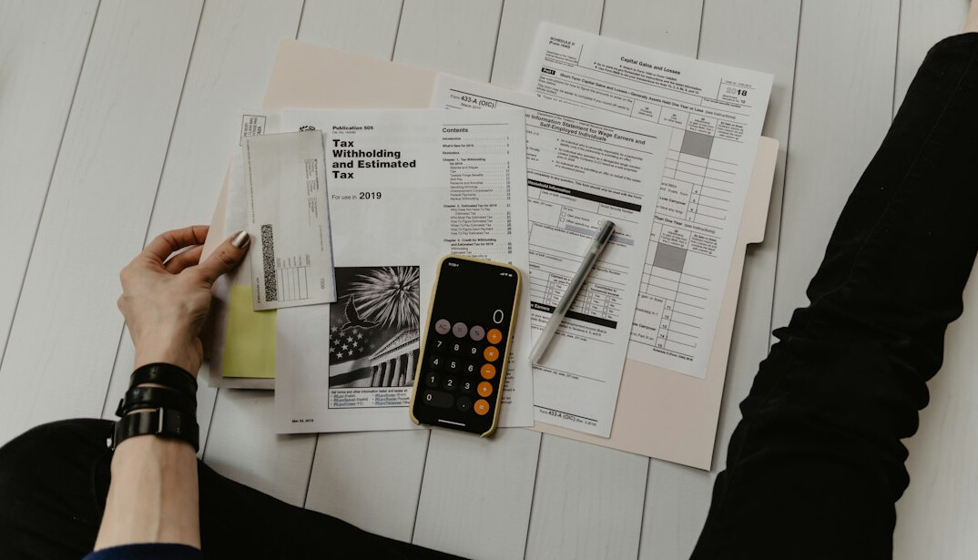person preparing documents
